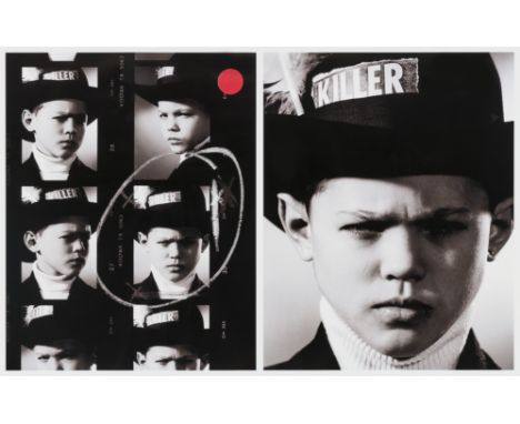 Jamie Morgan, KillerSpäterer C-Print auf Karton aufgezogen. 87,4 x 139 cm (117,8 x 170,4 cm Rahmenmaß). Mit beiliegendem Küns