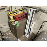 2 drawer file cabinet, work light, heater, sprayer