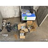 Lot: Grinding wheels wire, putty knives