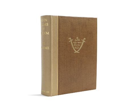 LAWRENCE (T.E.)Seven Pillars of Wisdom, NUMBER 742 OF 750 COPIES,  photographic portrait frontispiece and 53 plates and illus