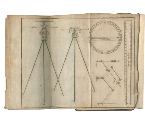 WYLD (SAMUEL)The Practical Surveyor, or, the Art of Land-Measuring, Made Easy, FIRST EDITION,  engraved folding frontispiece 