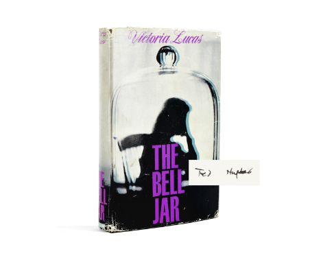 [PLATH (SYLVIA)]The Bell Jar by Victoria Lucas, FIRST EDITION, SIGNED BY TED HUGHES on the front free endpaper,  some light s