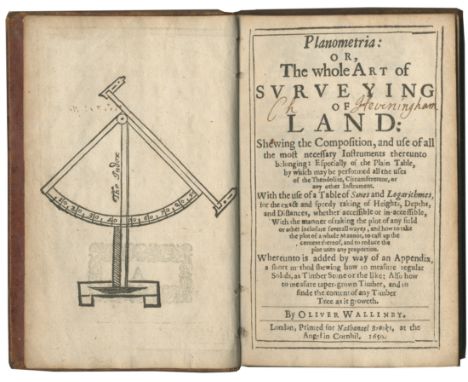 [LEYBOURN (WILLIAM)]Planometria: or the Whole Art of Surveying of Land: Shewing the Composition, and Use of All the Most Nece