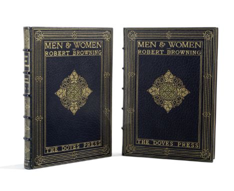 DOVES PRESSBROWNING (ROBERT) Men and Women, 2 vol.,  one of 250 copies on paper, from an overall edition limited to 263, prin