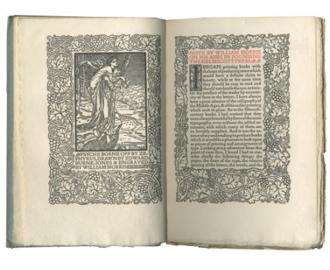 KELMSCOTT, MORRIS and BURNE-JONESMORRIS (WILLIAM) The Art and Craft of Printing: A Note...on his Aims in Founding the Kelmsco