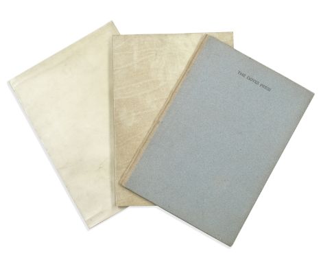 DOVES PRESSCOBDEN-SANDERSON (T.J.) The Ideal Book or Book Beautiful. A Tract on Calligraphy Printing and Illustration &amp; o