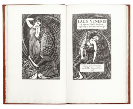 GOLDEN COCKEREL PRESS - JOHN BUCKLAND WRIGHTSWINBURNE (ALGERNON CHARLES) Laus Veneris... Engravings by John Buckland Wright, 