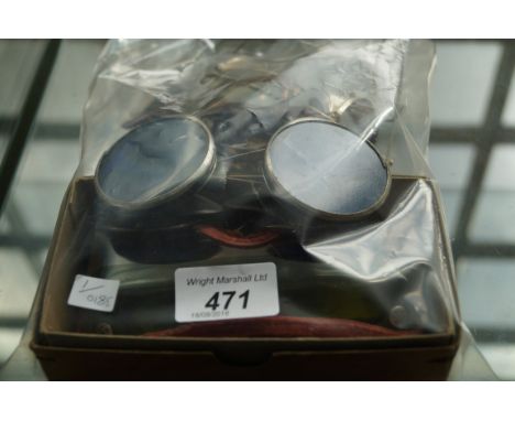 Six pairs of vintage glasses.