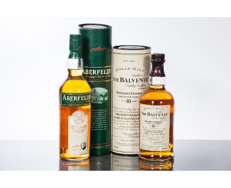 ABERFELDY 12 YEAR OLD
Single Highland Scotch Whisky, 70cl, 40% volume, in tube.
THE BALNVENIE FOUNDER'S RESERVE 10 YEAR OLD
S