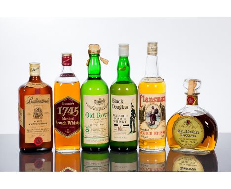 BALLANTINES
Blended Scotch Whisky, 75cl, 40% volume
BLACK DOUGLAS 
Blended Scotch Whisky, 75cl, 40% volume
OLD TAVERN OVER 5 