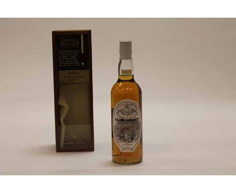 GLEN GRANT 50 YEAR OLD
Single Speyside Scotch Whisky, distilled in 1957 and bottled in 2007 by Gordon & MacPhail, in presenta