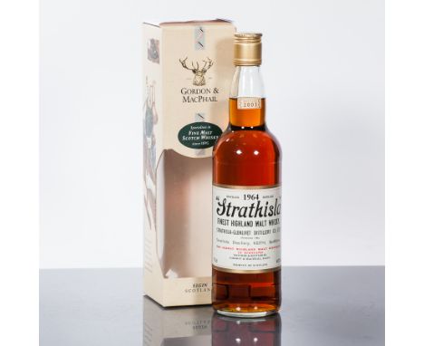 STRATHISLA 39 YEAR OLD
Single Highland Scotch Whisky, distilled in 1964 and bottled in 2003 by Gordon & Macphail.  70cl, 40% 