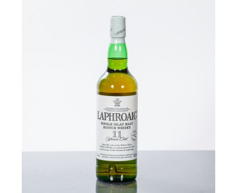 LAPHROAIG 11 YEAR OLD
Single Islay Scotch Whisky "specially selected by Robert Hicks & Robin Shields to commemorate the 10th 