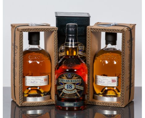GLENROTHES 1984 (2)
Single Highland Scotch Whisky, distilled 17th November 1984 and bottled 16th March 2002. 700 ml, 43% volu