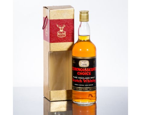 BENRIACH 10 YEAR OLD CONNOISSEUR'S CHOICE
Single Highland Scotch Whisky. 75 cl, 70°, in carton. CONDITION REPORT: Weathering 