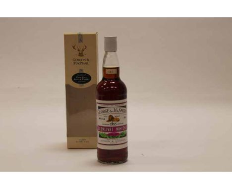 GEORGE & J.G. SMITH'S GLENLIVET 46 YEAR OLD
Single Speyside Scotch Whisky, distilled in 1955 and bottled in 2001 by Gordon & 