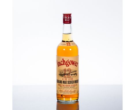 INCHGOWER 12 YEAR OLD
Single Speyside Scotch Whisky. 26 2/3 fl. oz, 70° Proof.
 CONDITION REPORT: Weathering to label