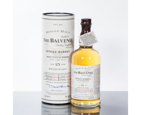 THE BALVENIE SINGLE BARREL 15 YEAR OLD
Single Speyside Scotch Whisky distilled in 21st January 1981 and bottled on 2nd April 