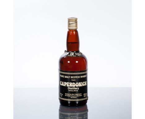 CAPERDONICH 12 YEAR OLD
Single Speyside Scotch Whisky, distilled in October 1965 and bottled in November 1977 by Wm. Cadenhea