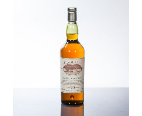 CAOL ILA 20 YEAR OLD
Single Islay Scotch Whisky, 70cl, 57.86% volume.