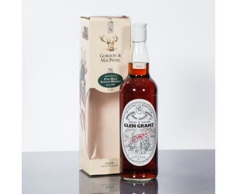 GLEN GRANT 28 YEAR OLD
Single Speyside Scotch Whisky, distilled in 1963 and bottled in 2001 by Gordon & Macphail.  70cl, 40% 