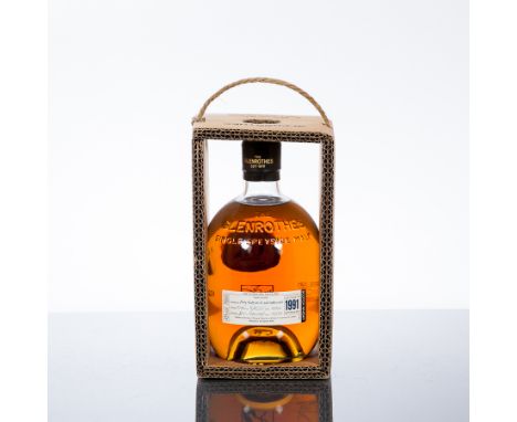 THE GLENROTHES 1991
Single Speyside Scotch Whisky, Bottled 200, 700ml, 43% volume, in card housing. CONDITION REPORT: Very go