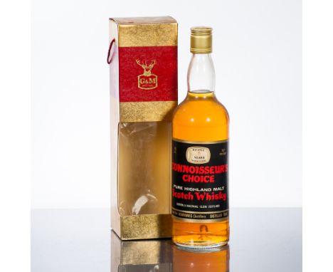 BENRINNES 11 YEAR OLD CONNOISSEURS CHOICE
Single Highland Scotch Whisky. 75cl, 70° Proof, in carton. CONDITION REPORT: Weathe