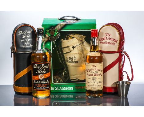 OLD ST ANDREWS 12 YEARS OLD
Blended Scotch Whisky, 75 cl, 43% volume,in leather effect golf trolley presentation carton, four