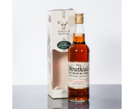 STRATHISLA 39 YEAR OLD
Single Highland Scotch Whisky, distilled in 1964 and bottled in 2003 by Gordon & Macphail.  70cl, 40% 