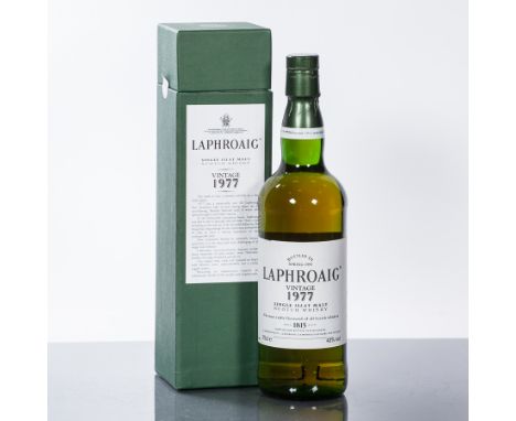 LAPHROAIG VINTAGE 1977
Single Islay Scotch Whisky. 75cl, 43% volume, in carton.