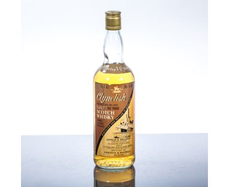 CLYNELISH 12 YEAR OLD
Single Highland Scotch Whisky, 75.7cl, 100°. CONDITION REPORT: High shoulder fill