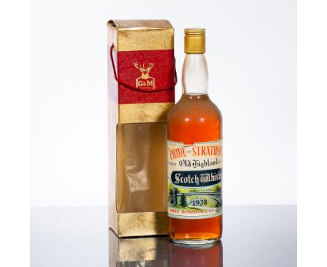 PRIDE OF STRATHSPEY 1938
Single Speyside Scotch Whisky. 75cl, 40% volume, in carton. CONDITION REPORT: Weathering to label