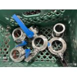 Lot: 3" valves and reducer