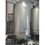 BBT 1000 litre tank with agitator, jacketed tank, vessel DF-10, gross volume 12.6 HL