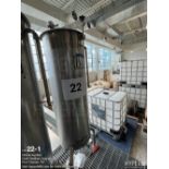 Bavarian DA-2 200 liter tank, gross volume 2.4 HL, net volume 2 HL, 14" W x 75" H, 1 1/2" discharge