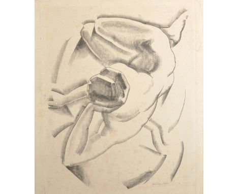Franklyn Rogers (20th Century) British. A Nude Study, Lithograph, Signed in Pencil, Unframed, 20" x 17", and three others by 