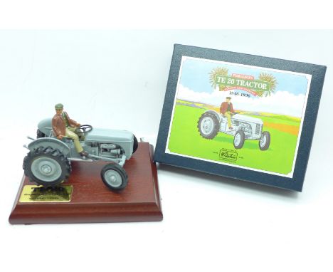 A model Ferguson TE20 tractor, by W. Britain, boxed 