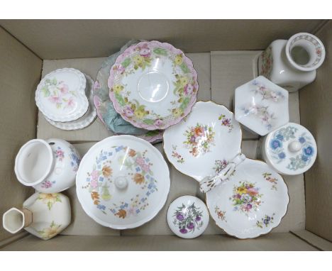 A collection of china including Wedgwood and Hammersley **PLEASE NOTE THIS LOT IS NOT ELIGIBLE FOR POSTING AND PACKING** 