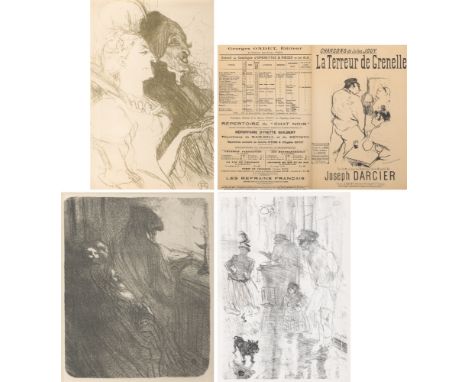 CARNAVAL; LE TERREUR DE GRENELLE; LA PRIERE DES JUIFS POLONAIS; LA MARCHAND DE MARRONS (DELTEIL 64, 72, 241, 335; ADHEMAR 42,