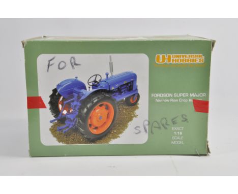 Universal Hobbies 1/16 Fordson Super Major Tricycle Tractor. Spares or Repairs. 