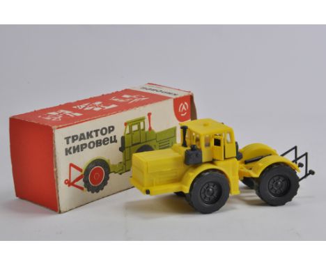 USSR Plastic Kirovets Tractor. NM to M in Box.