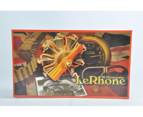 Williams Brothers 1/6 scale 80 Horsepower LeRhone Engine. Plastic Model Kit. As New. 