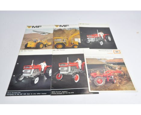 An interesting group of Massey Ferguson Farm sales literature / brochures including tractor related and other specialist mach