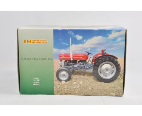 Universal Hobbies 1/16 Massey Ferguson 135 Tractor. Ex Display but E to NM in Box.
