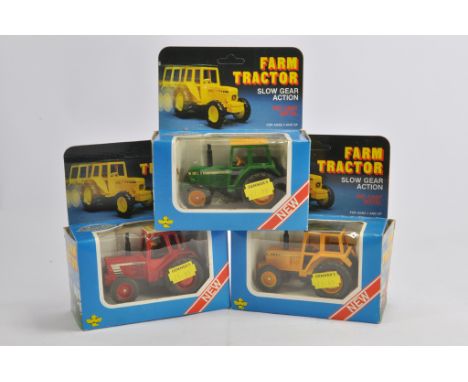 Britains Friction Drive Tractor Group. M in Boxes. (3)