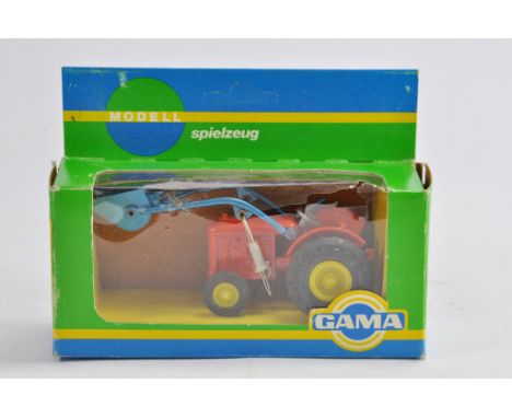 GAMA No. 940 Fiat Tractor with Front Loader. NM to M in Box.