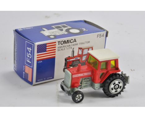 Tomica 1/74 American Tractor of Massey Ferguson 1155. NM to M in Box.