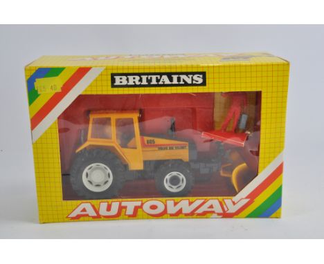 Britains 1/32 Valmet 805 Tractor and Snowplough. Rare Autoway Version. 