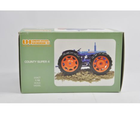 Universal Hobbies 1/16 County Super 4 Tractor. Ex Display but E to NM in Box.