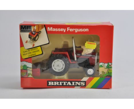 Britains 1/32 Massey Ferguson 595 Tractor with Yard Scraper. NM to M in VG Box.